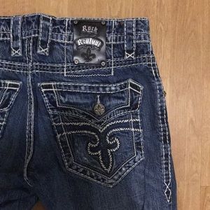 Men’s Rock Revival designer jeans